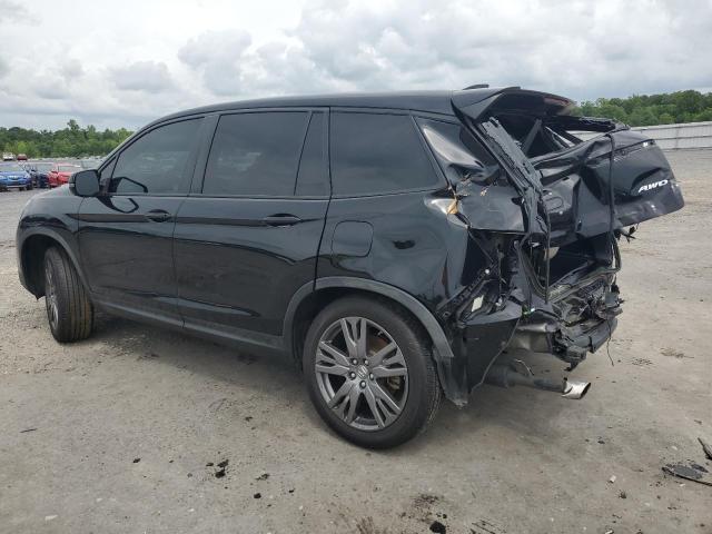 5FNYF8H53MB038510 - 2021 HONDA PASSPORT EXL BLACK photo 2