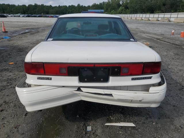 1MELM50U5SA643957 - 1995 MERCURY SABLE GS WHITE photo 6