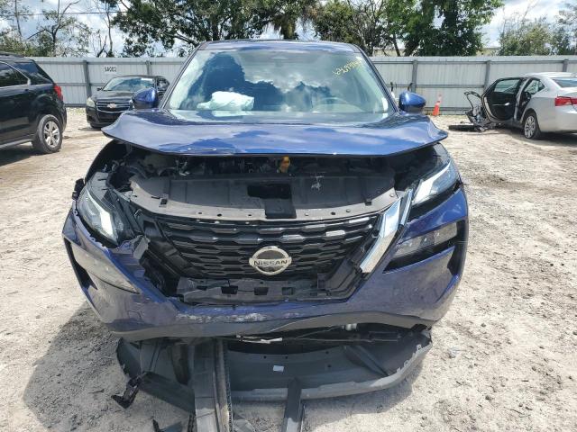 5N1AT3BAXMC712681 - 2021 NISSAN ROGUE SV BLUE photo 5