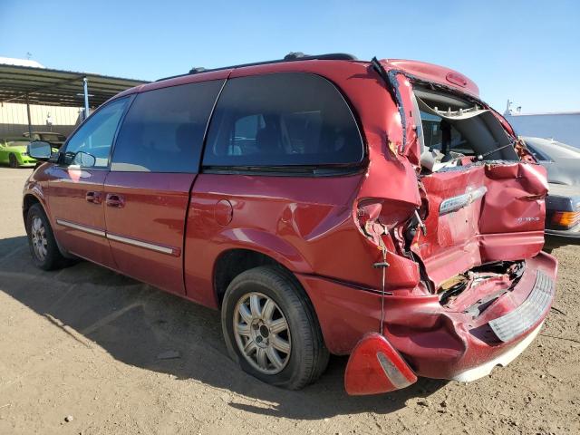 2A8GP54L26R825346 - 2006 CHRYSLER TOWN & COU TOURING RED photo 2