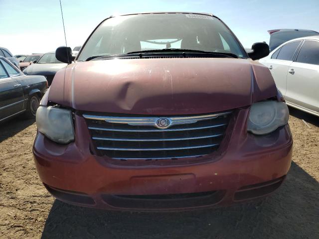 2A8GP54L26R825346 - 2006 CHRYSLER TOWN & COU TOURING RED photo 5