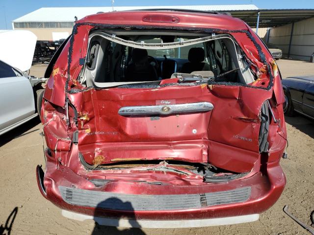 2A8GP54L26R825346 - 2006 CHRYSLER TOWN & COU TOURING RED photo 6