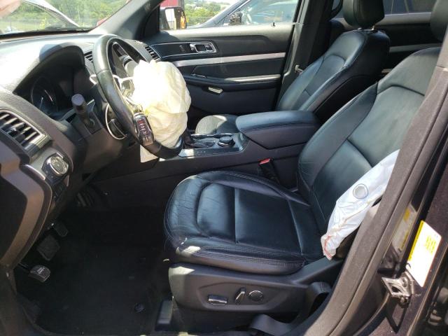 1FM5K8D84HGE35147 - 2017 FORD EXPLORER XLT BLACK photo 7