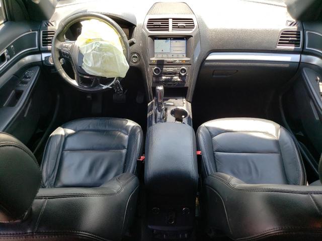 1FM5K8D84HGE35147 - 2017 FORD EXPLORER XLT BLACK photo 8