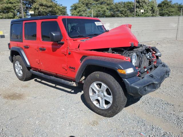 1C4HJXDG7MW860528 - 2021 JEEP WRANGLER U SPORT Kırmızı fotoğraf 4