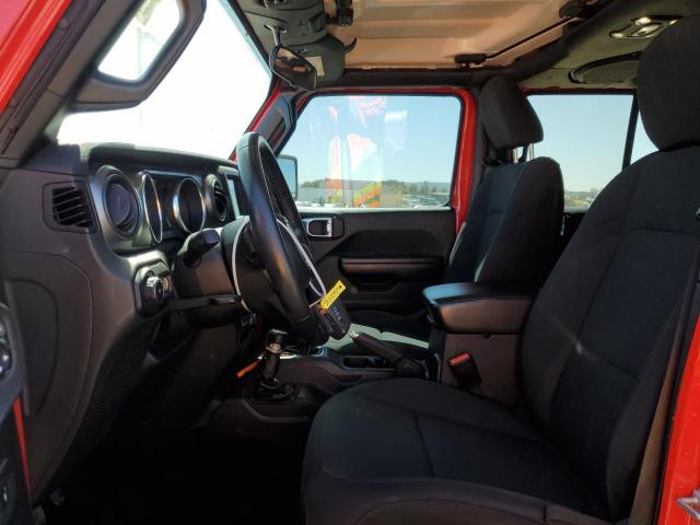 1C4HJXDG7MW860528 - 2021 JEEP WRANGLER U SPORT Kırmızı fotoğraf 7