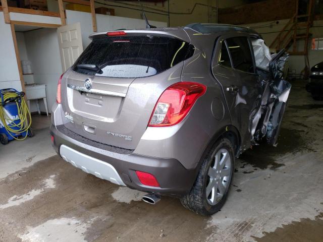 KL4CJGSB4EB607333 - 2014 BUICK ENCORE TAN photo 4