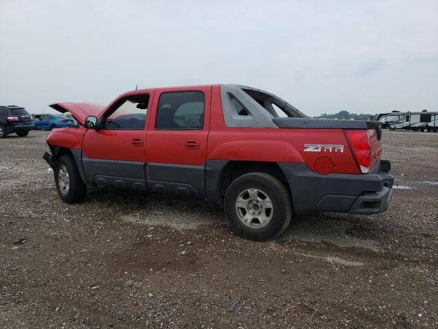 3GNEC13T03G121417 - 2003 CHEVROLET AVALANCHE C1500 RED photo 2