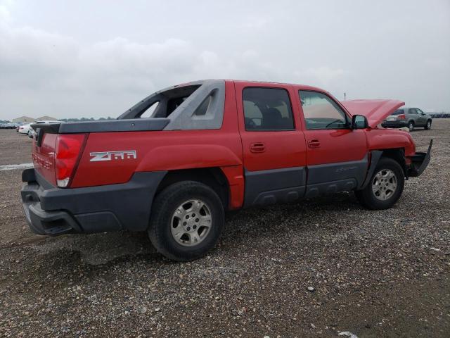 3GNEC13T03G121417 - 2003 CHEVROLET AVALANCHE C1500 RED photo 3