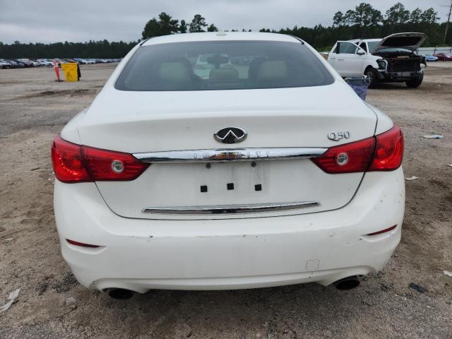 JN1BV7AP7FM340247 - 2015 INFINITI Q50 BASE თეთრი ფოტო 6