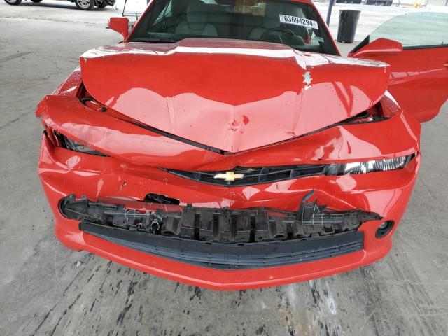 2G1FD3D32F9296456 - 2015 CHEVROLET CAMARO LT RED photo 11