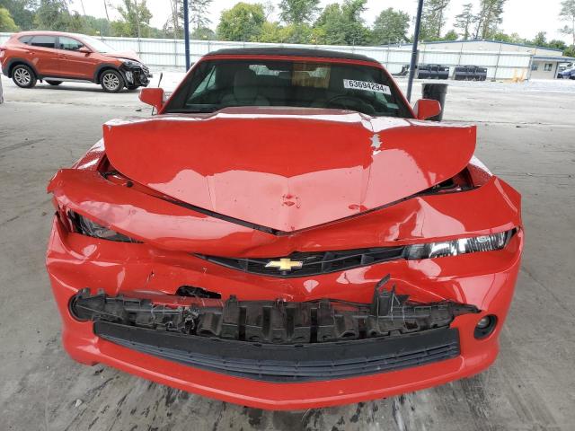 2G1FD3D32F9296456 - 2015 CHEVROLET CAMARO LT RED photo 5