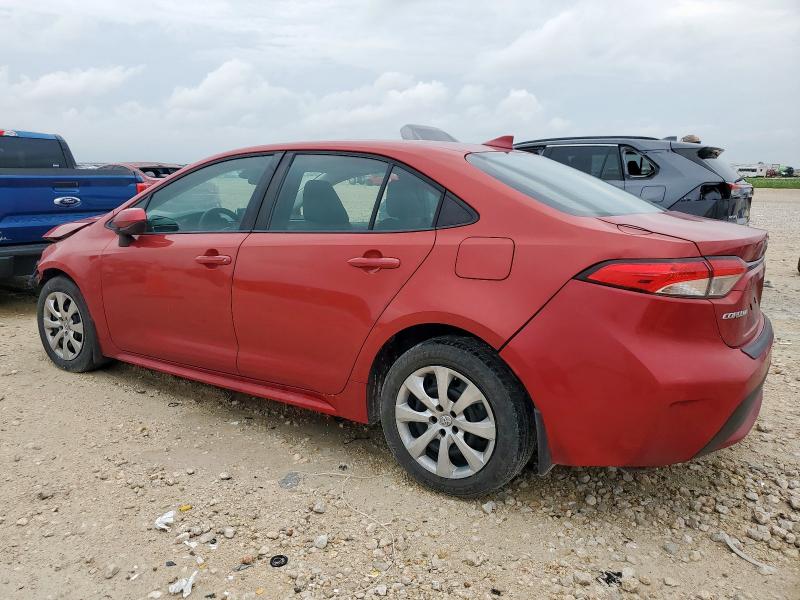 5YFEPRAEXLP080272 - 2020 TOYOTA COROLLA LE წითელი ფოტო 2