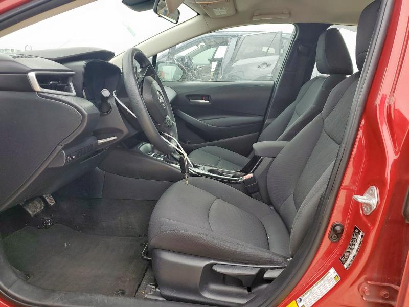 5YFEPRAEXLP080272 - 2020 TOYOTA COROLLA LE წითელი ფოტო 7