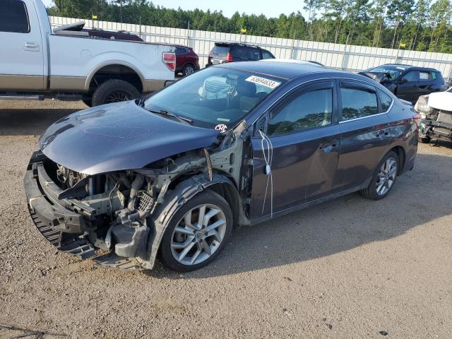 3N1AB7AP9FY237719 - 2015 NISSAN SENTRA S GRAY photo 1