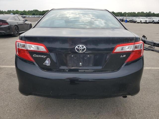 4T4BF1FK8CR206865 - 2012 TOYOTA CAMRY BASE BLACK photo 6