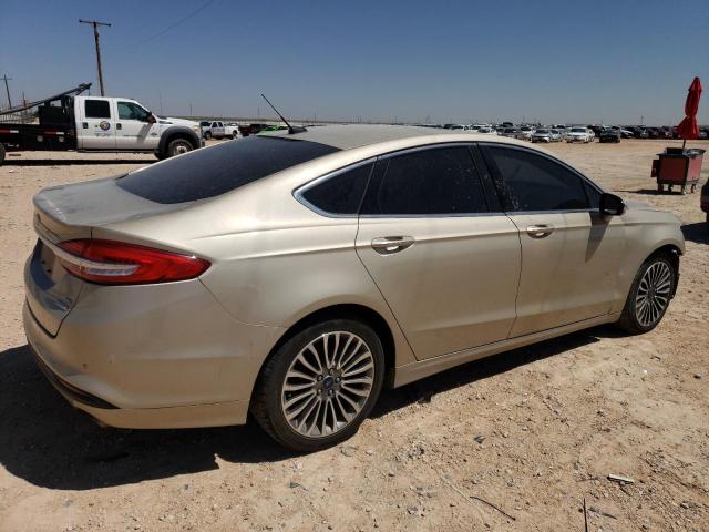 3FA6P0HDXHR141060 - 2017 FORD FUSION SE BEIGE photo 3