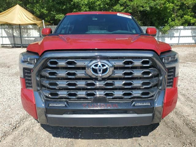 5TFNC5DB7RX040862 - 2024 TOYOTA TUNDRA CREWMAX PLATINUM წითელი ფოტო 5