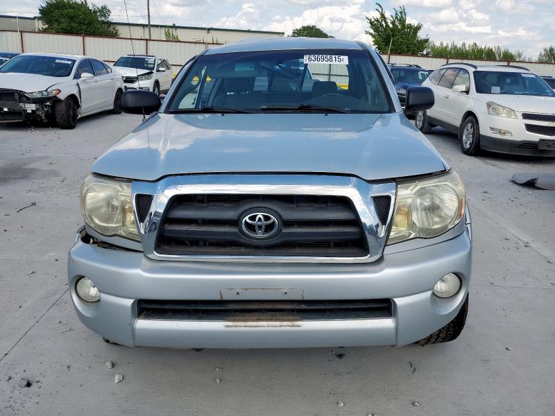 5TEUU42N05Z033724 - 2005 TOYOTA TACOMA ACCESS CAB Plata foto 5