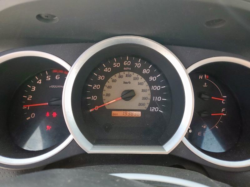 5TEUU42N05Z033724 - 2005 TOYOTA TACOMA ACCESS CAB Plata foto 9