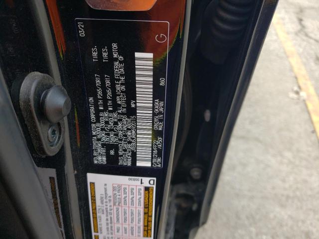 JTEBU5JR8M5920115 - 2021 TOYOTA 4RUNNER SR5/SR5 PREMIUM 黑色 照片 12