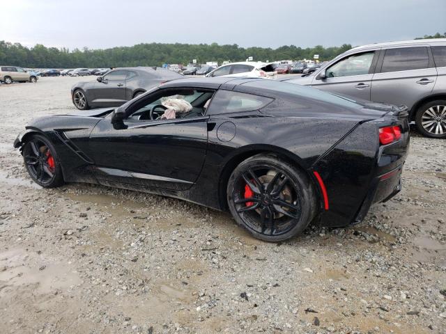 1G1YA2D71J5102746 - 2018 CHEVROLET CORVETTE STINGRAY 1LT BLACK photo 2