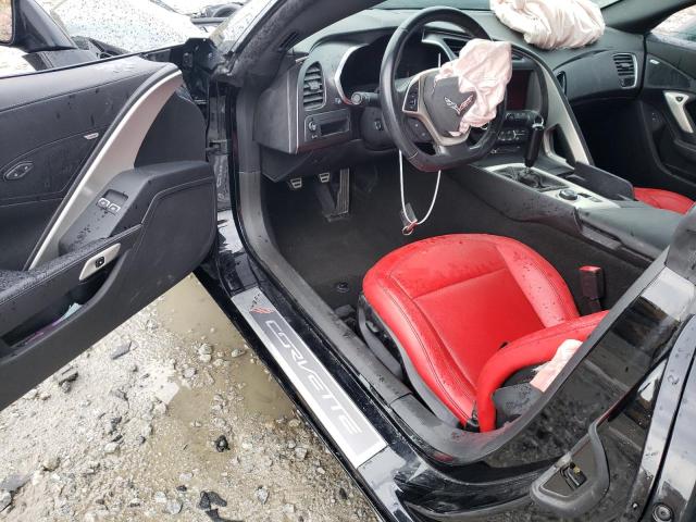 1G1YA2D71J5102746 - 2018 CHEVROLET CORVETTE STINGRAY 1LT BLACK photo 8