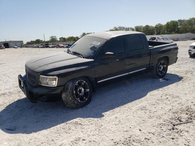 1D7HW58N78S633504 - 2008 DODGE DAKOTA QUAD LARAMIE BLACK photo 1