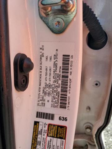 3TMCZ5AN5GM006085 - 2016 TOYOTA TACOMA DOUBLE CAB 白色 照片 12