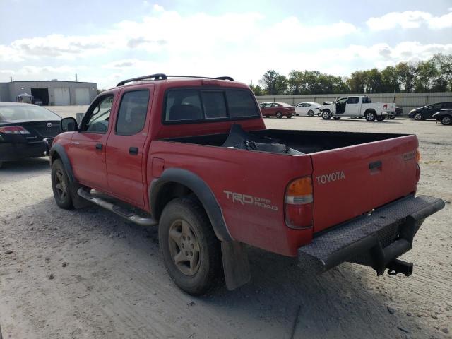 5TEGN92N73Z149197 - 2003 TOYOTA TACOMA DOUBLE CAB PRERUNNER RED photo 2