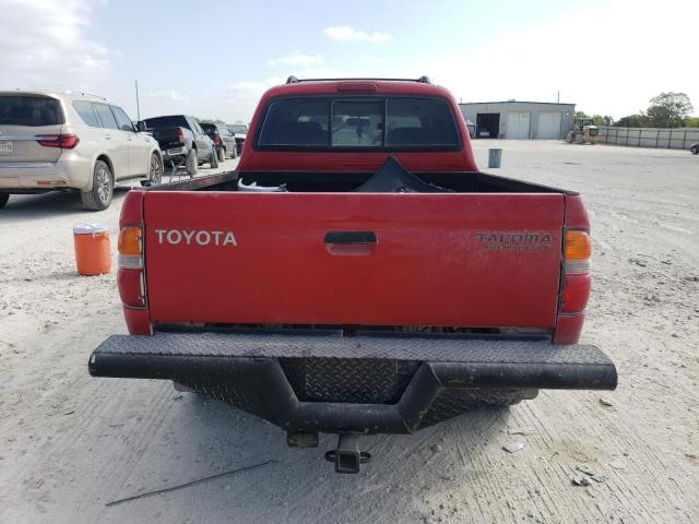 5TEGN92N73Z149197 - 2003 TOYOTA TACOMA DOUBLE CAB PRERUNNER RED photo 6