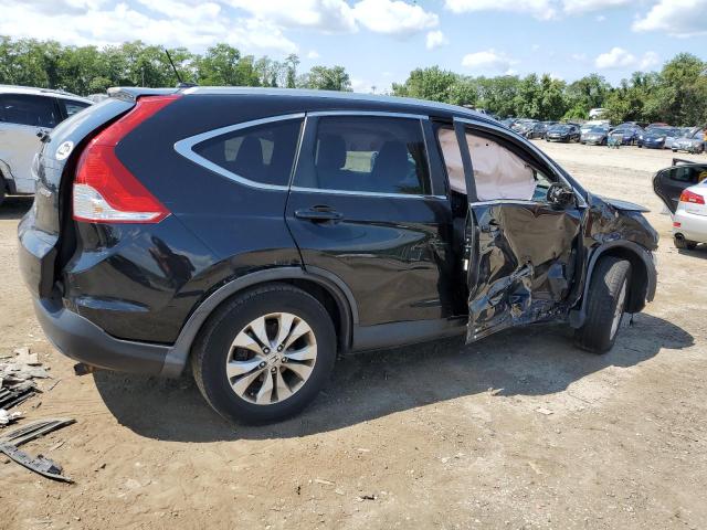 2HKRM4H71EH677055 - 2014 HONDA CR-V EXL BLACK photo 3