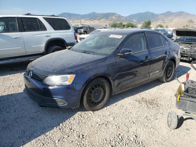 3VWD17AJ7EM368207 - 2014 VOLKSWAGEN JETTA SE BLUE photo 1