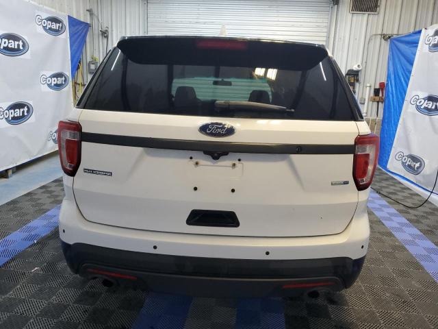 1FM5K8AR9GGC67467 - 2016 FORD EXPLORER POLICE INTERCEPTOR WHITE photo 6