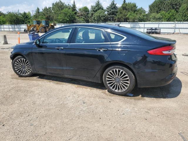 3FA6P0HD4JR160452 - 2018 FORD FUSION SE BLACK photo 2