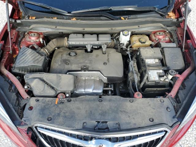 LRBFXCSA4KD017469 - 2019 BUICK ENVISION ESSENCE RED photo 11