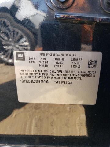1G11C5SL5EF249990 - 2014 CHEVROLET MALIBU 1LT GRAY photo 12