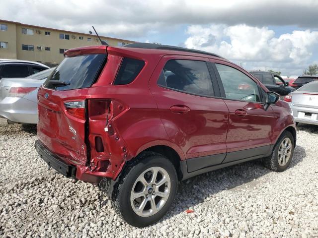 MAJ3S2GE0KC297850 - 2019 FORD ECOSPORT SE RED photo 3