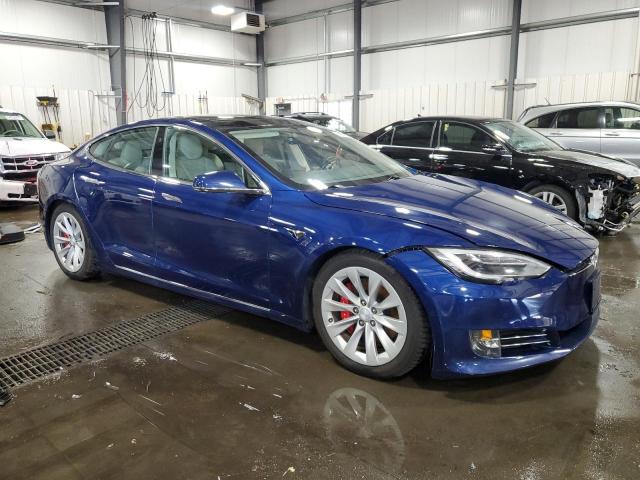 5YJSA1E40GF172712 - 2016 TESLA MODEL S 蓝色 照片 4
