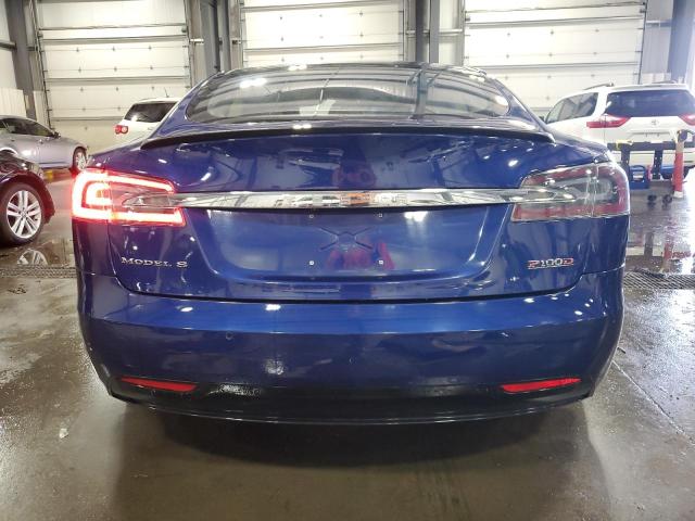 5YJSA1E40GF172712 - 2016 TESLA MODEL S 蓝色 照片 6
