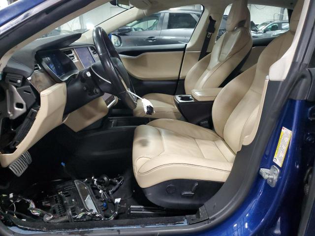 5YJSA1E40GF172712 - 2016 TESLA MODEL S 蓝色 照片 7