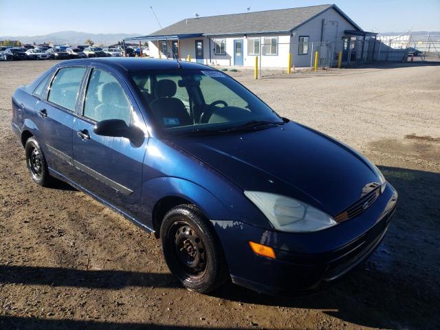 1FAFP33P12W322149 - 2002 FORD FOCUS LX BLUE photo 1