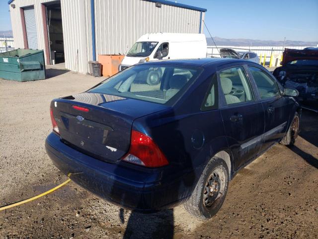 1FAFP33P12W322149 - 2002 FORD FOCUS LX BLUE photo 4