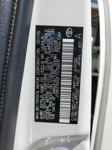 JTDKDTB32F1578609 - 2015 TOYOTA PRIUS C 白色 照片 13