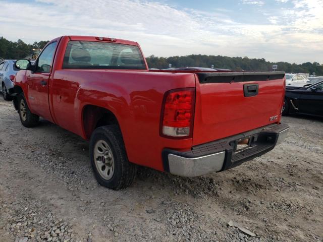 1GTEC14X39Z147724 - 2009 GMC SIERRA C1500 RED photo 3