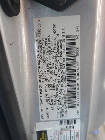 5TEUU42N76Z260071 - 2006 TOYOTA TACOMA ACCESS CAB 灰色 照片 12