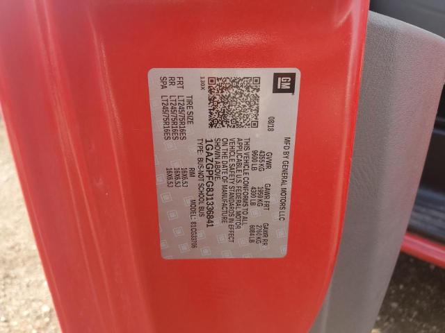 1GAZGPFG8J1336841 - 2018 CHEVROLET EXPRESS G3 LT Rot Foto 13