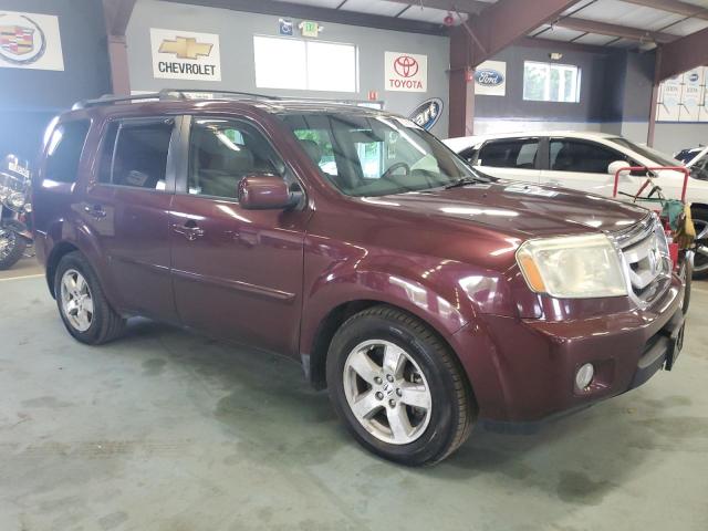 5FNYF4H56BB017138 - 2011 HONDA PILOT EXL BURGUNDY photo 4