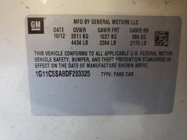 1G11C5SA8DF203325 - 2013 CHEVROLET MALIBU 1LT TAN photo 13