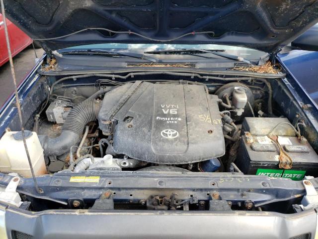 5TEUU42N97Z468616 - 2007 TOYOTA TACOMA ACCESS CAB ლურჯი ფოტო 11